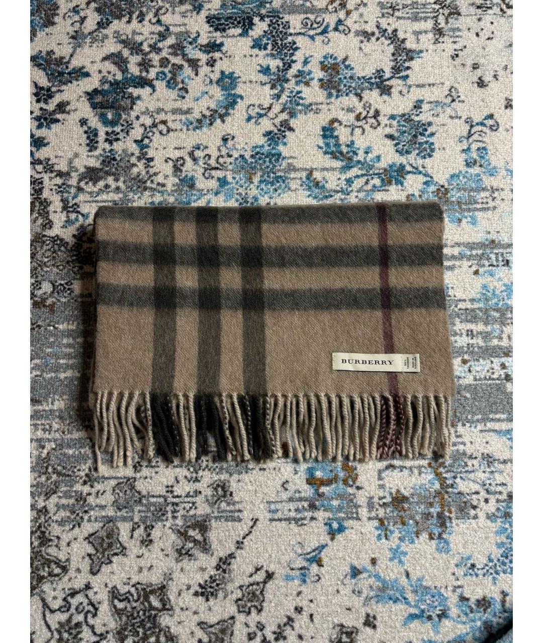 BURBERRY Кашемировый шарф, фото 8