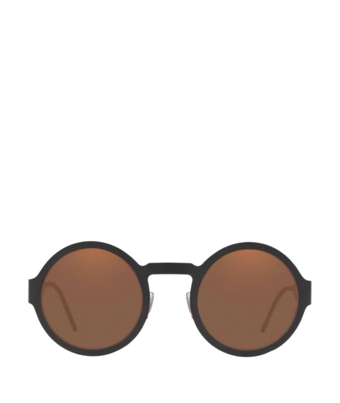 DOLCE&GABBANA Коричневые металлические солнцезащитные очки, фото 1