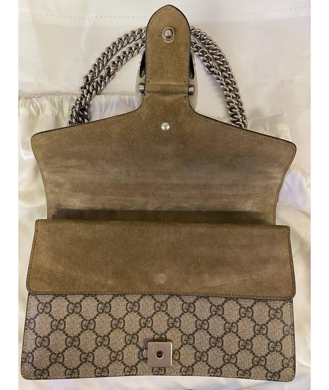 GUCCI Коричневая сумка через плечо, фото 5