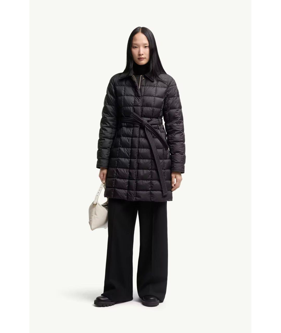 MONCLER Черный пуховик, фото 6