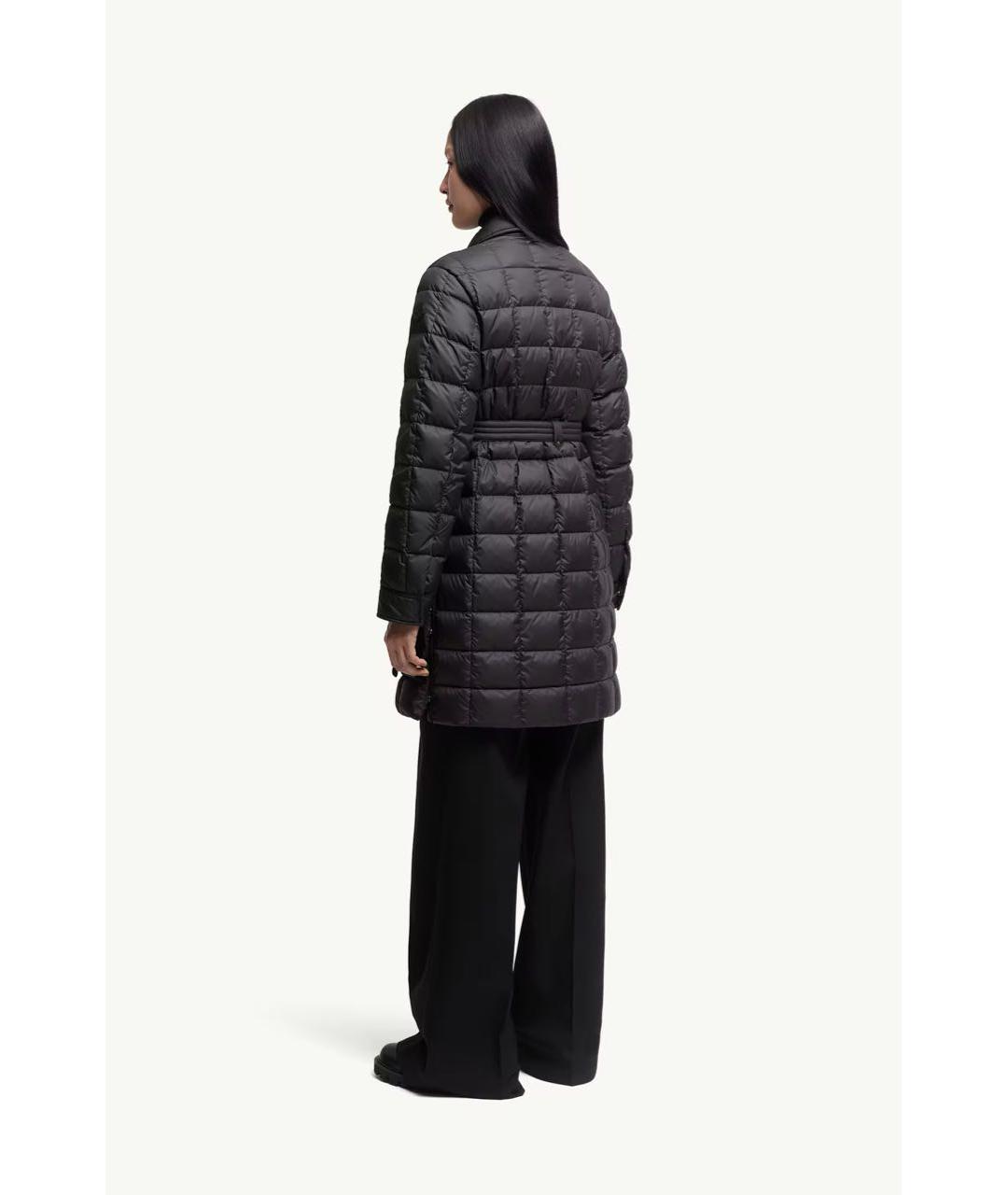 MONCLER Черный пуховик, фото 3