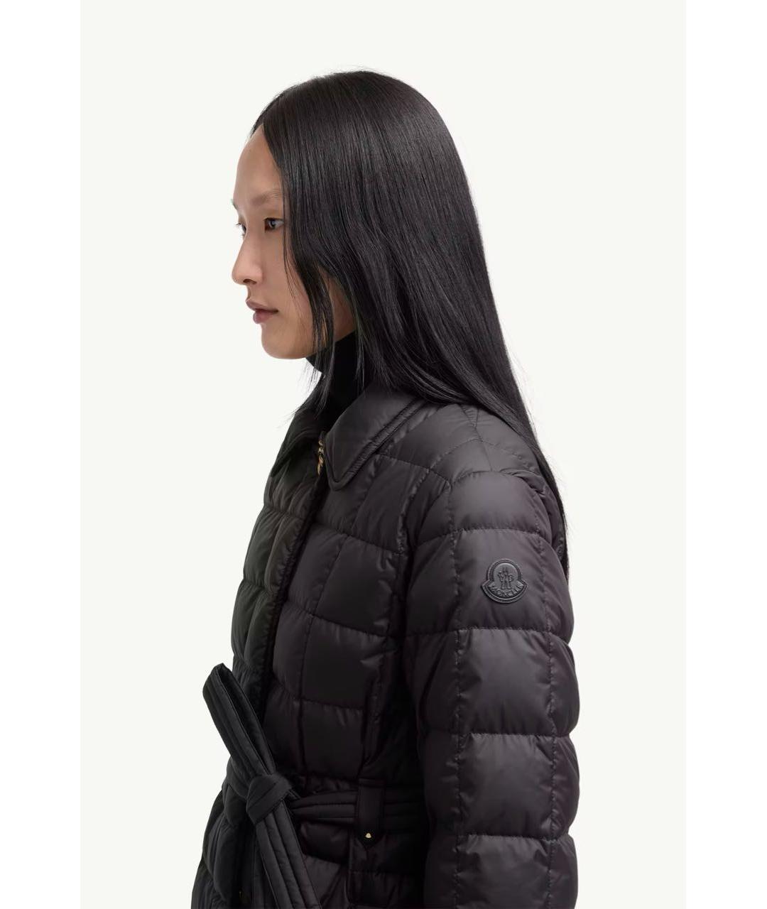MONCLER Черный пуховик, фото 7