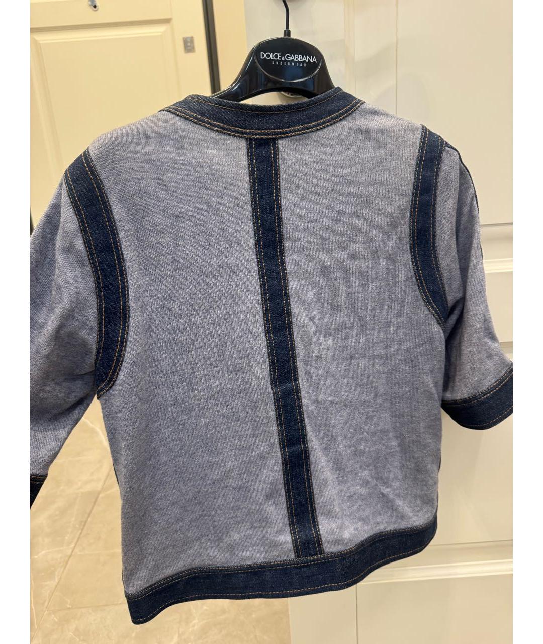 CHANEL Серый хлопковый жакет/пиджак, фото 3