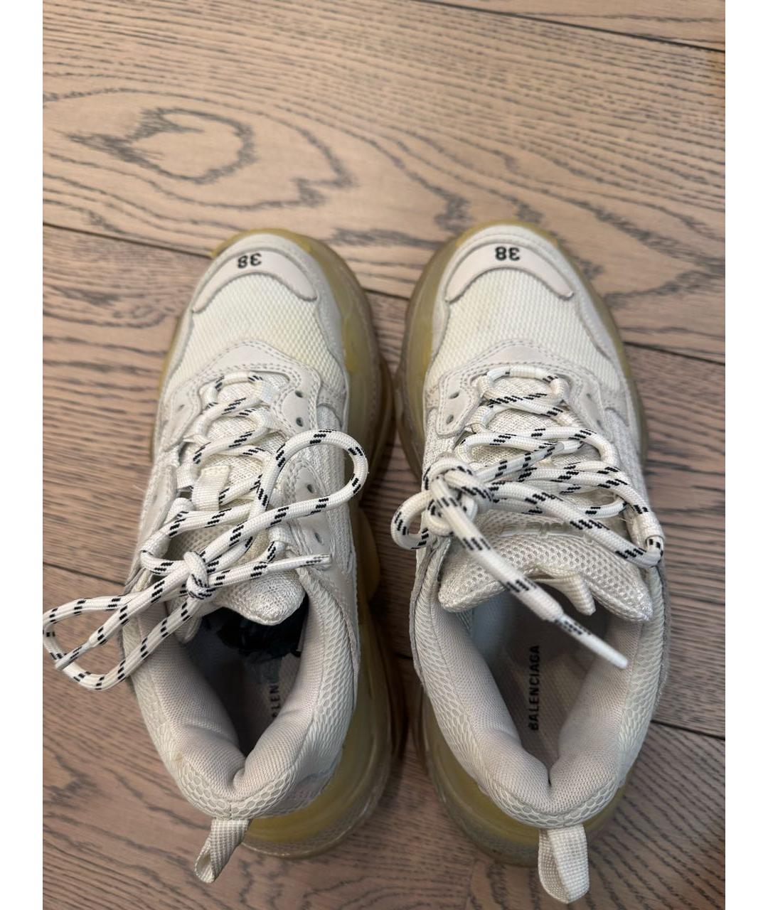 BALENCIAGA Бежевые кроссовки, фото 3