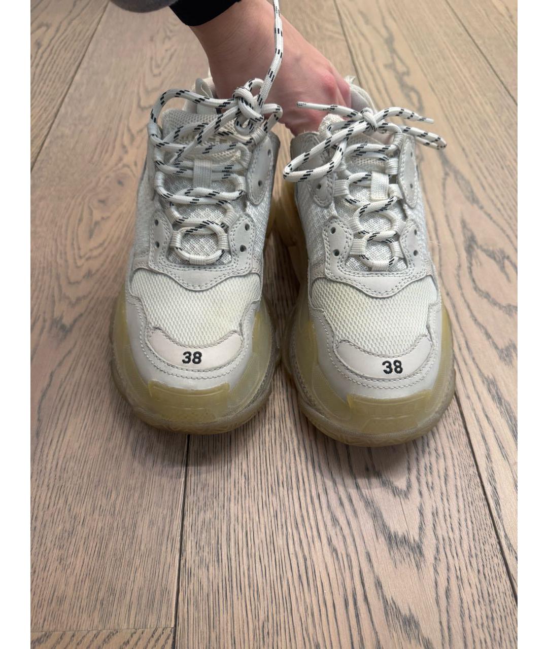 BALENCIAGA Бежевые кроссовки, фото 6