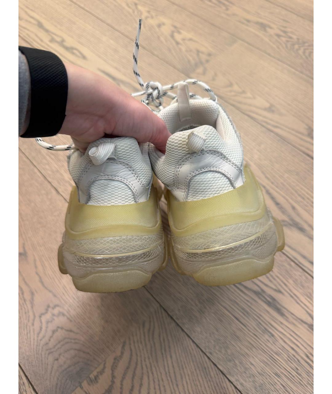 BALENCIAGA Бежевые кроссовки, фото 4