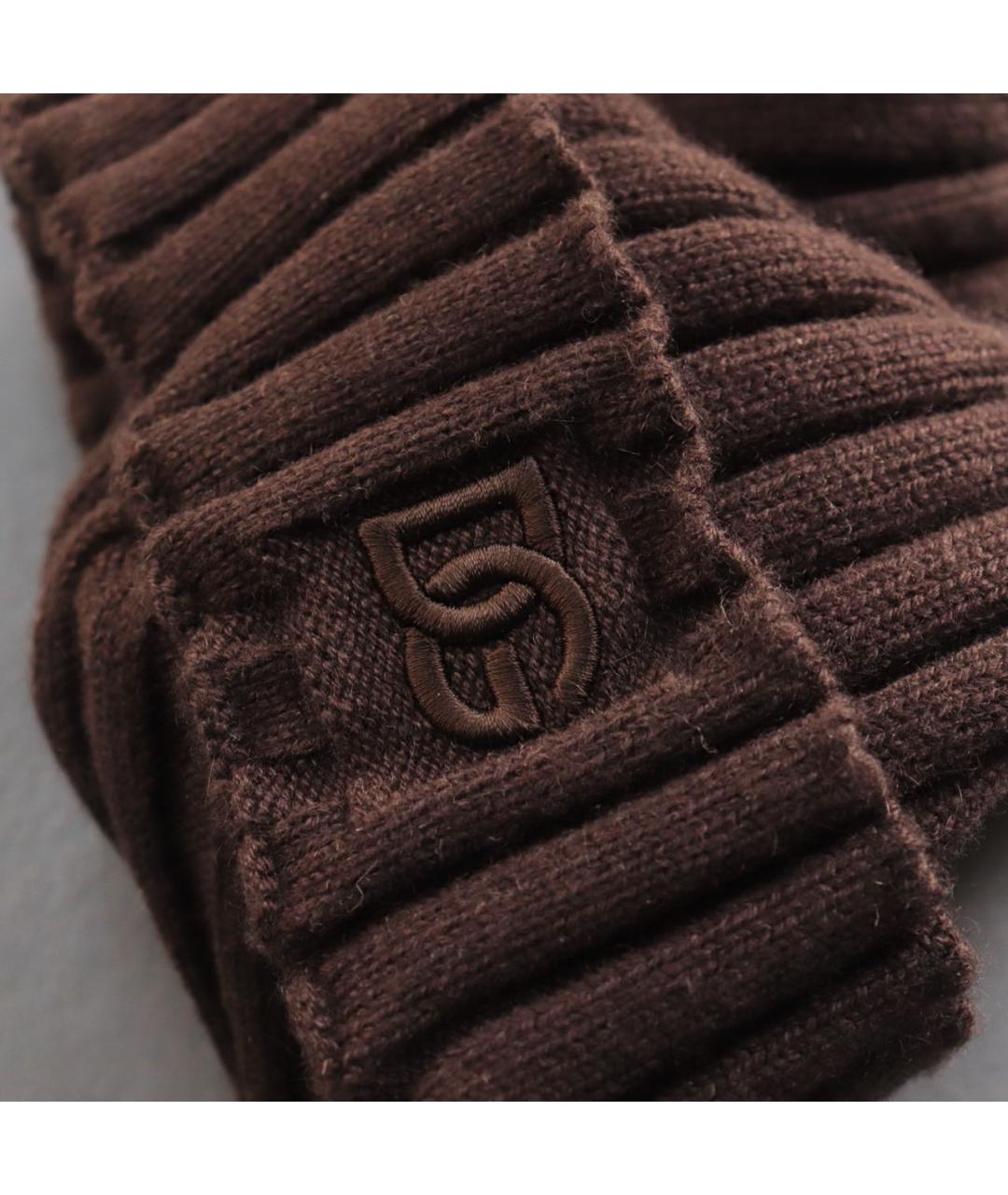 DOLCE&GABBANA Коричневая кашемировая шапка, фото 6