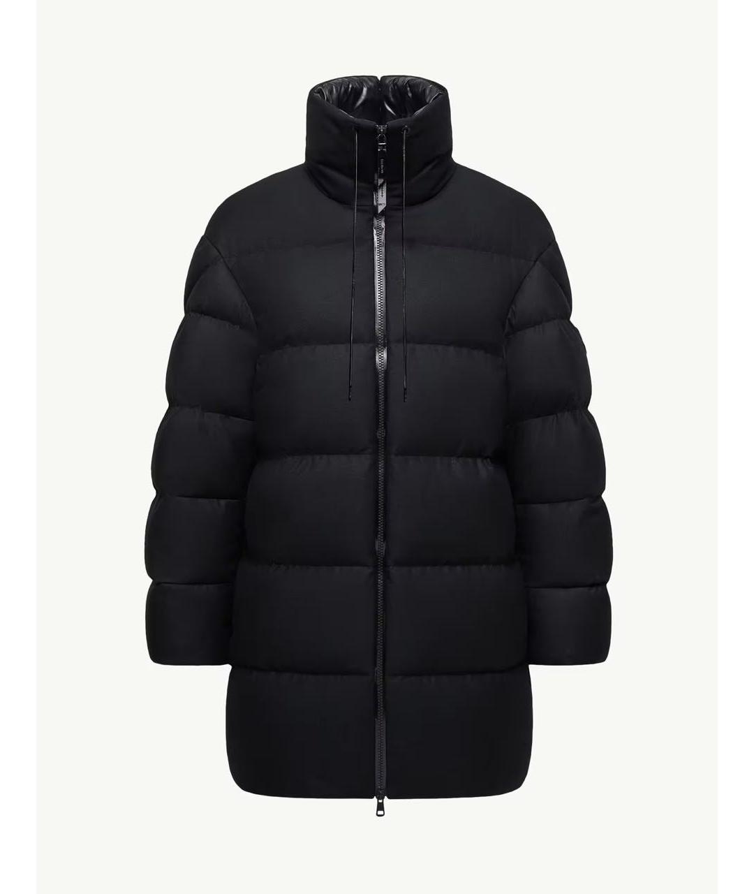 MONCLER Черный шерстяной пуховик, фото 7