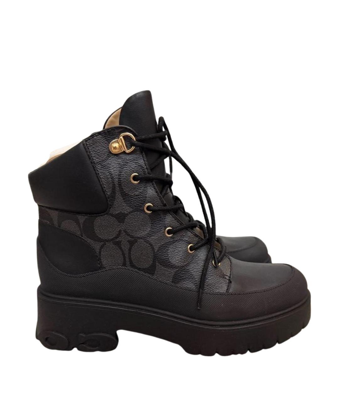 COACH Черные ботинки, фото 1