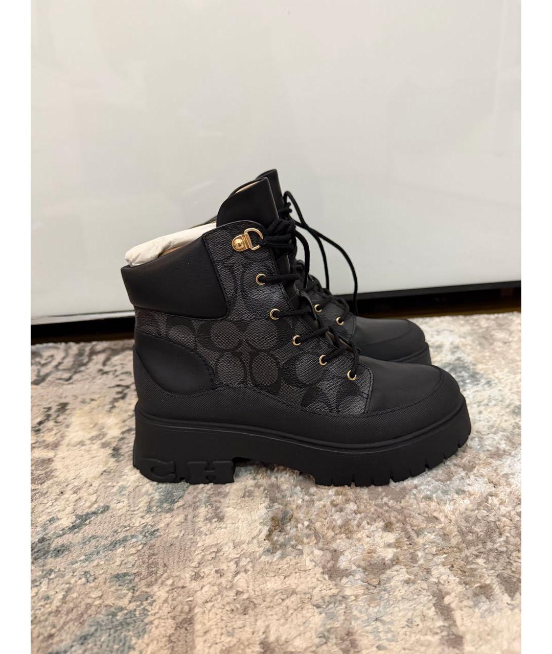 COACH Черные ботинки, фото 2