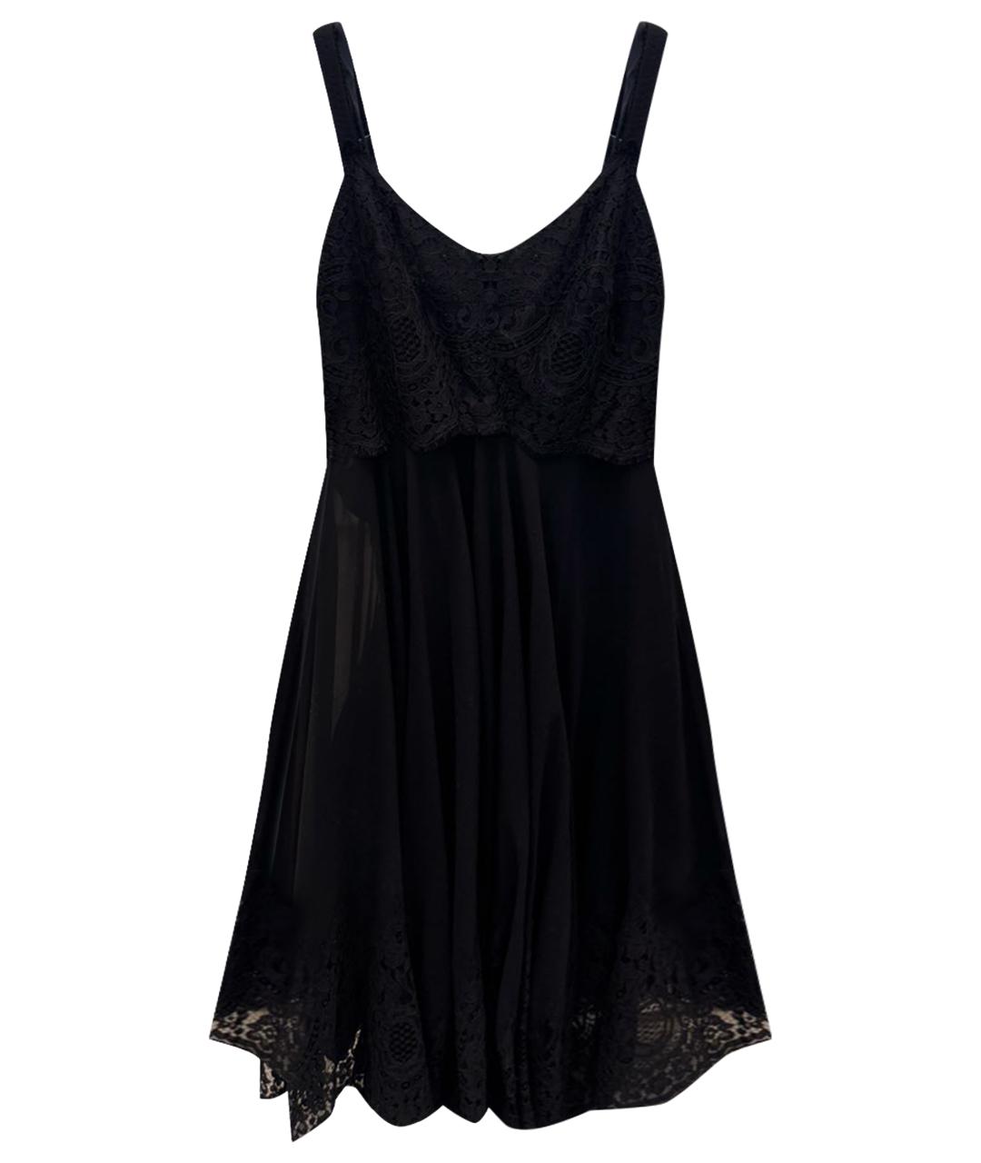 DOLCE&GABBANA Черный шелковый сарафан, фото 1