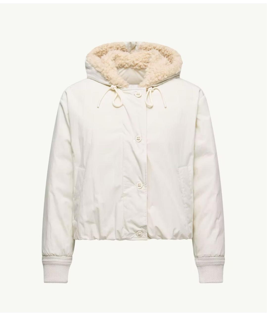 MONCLER Белый пуховик, фото 7