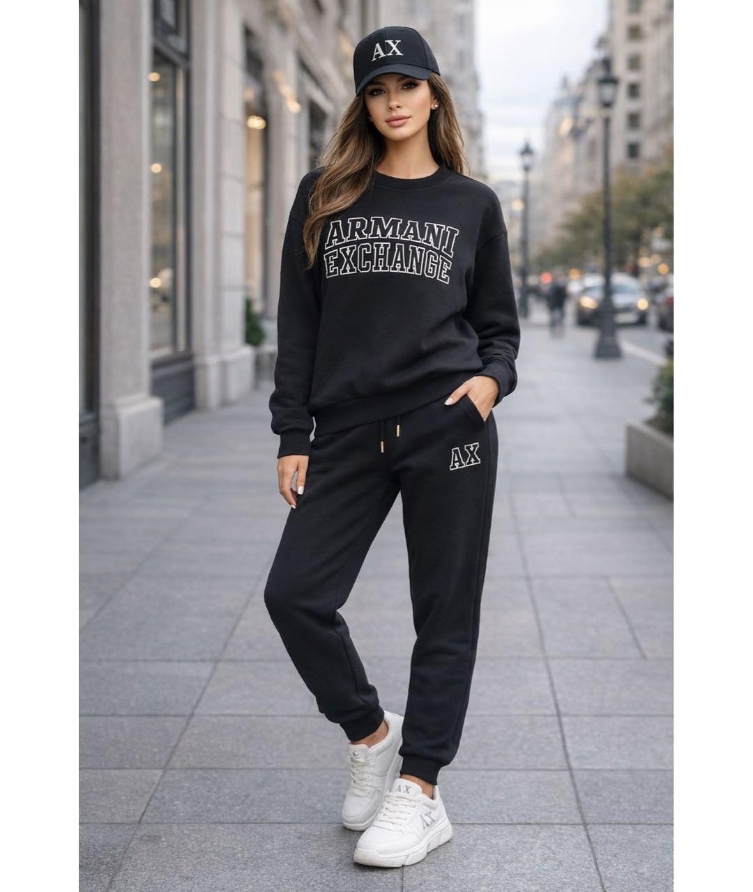 ARMANI EXCHANGE Черный хлопковый спортивные костюмы, фото 8