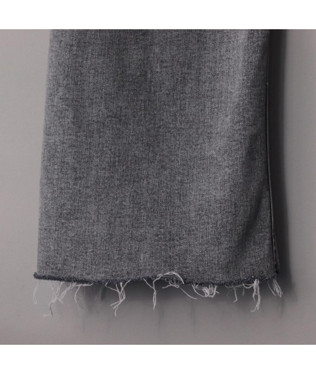 3X1 Серые хлопко-эластановые джинсы клеш, фото 6