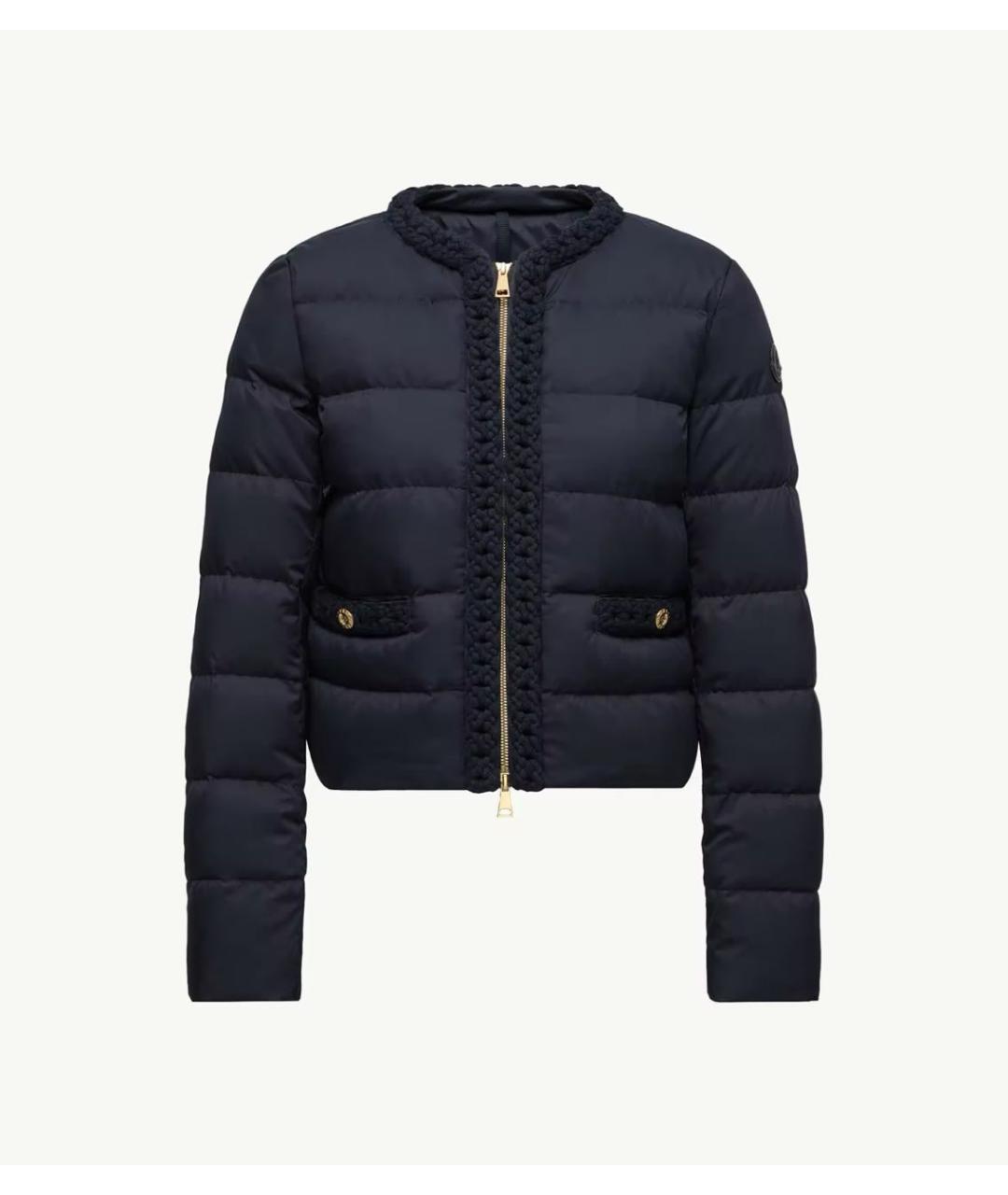 MONCLER Темно-синий пуховик, фото 7