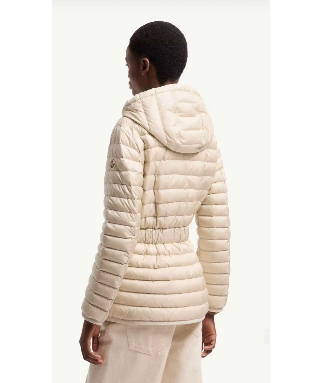 MONCLER Белый пуховик, фото 3