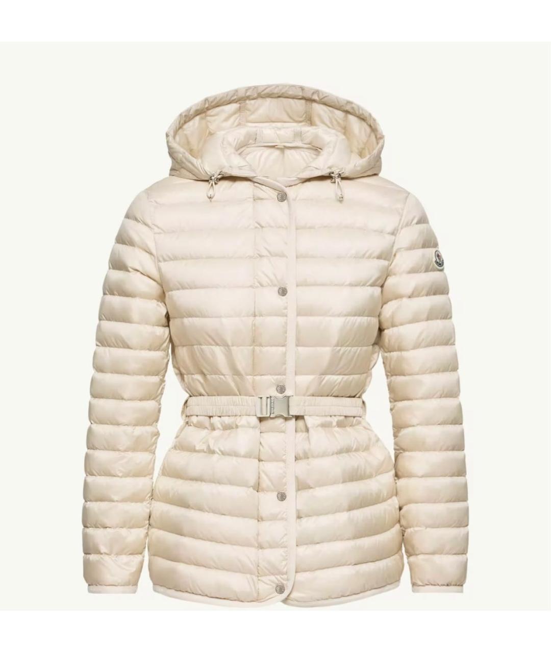 MONCLER Белый пуховик, фото 5