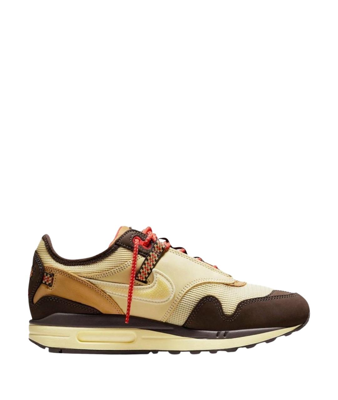 NIKE Коричневые низкие кроссовки / кеды, фото 1