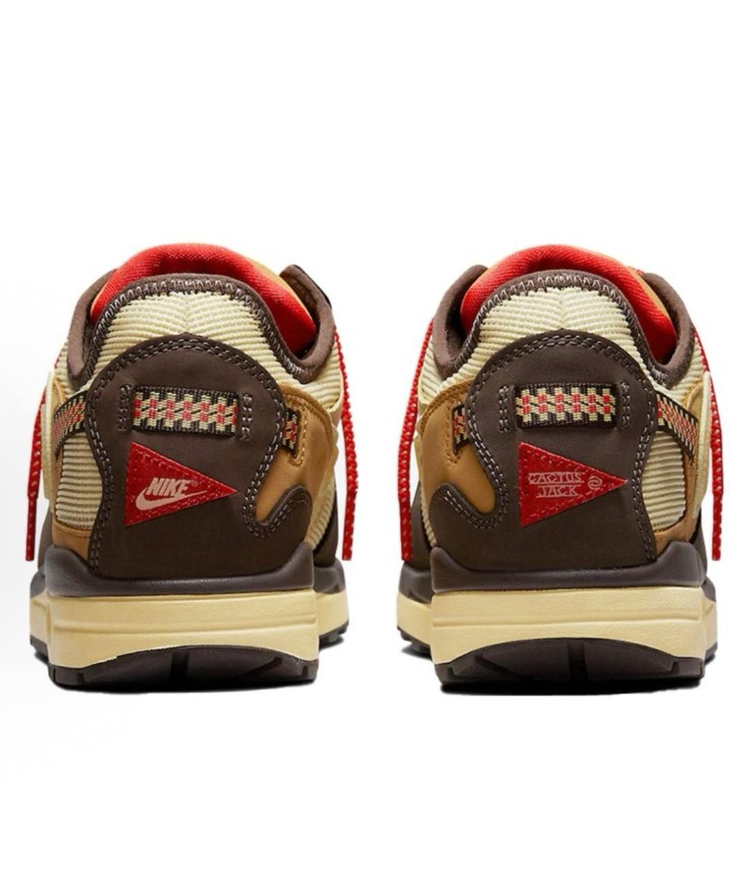 NIKE Коричневые низкие кроссовки / кеды, фото 4