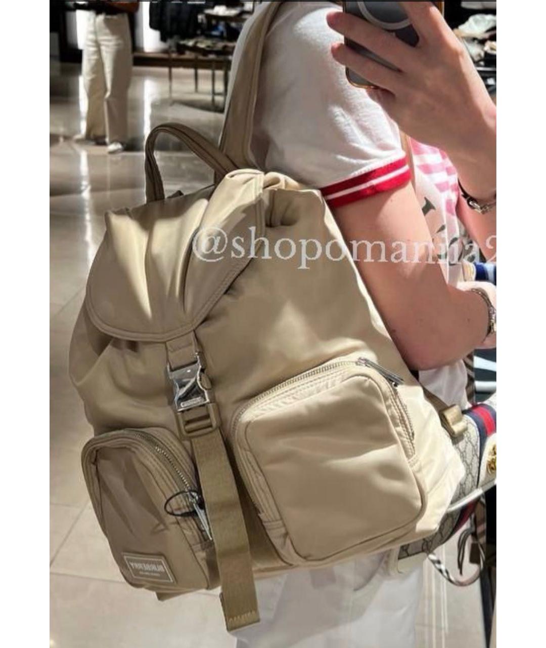 BURBERRY Бежевый рюкзак, фото 8