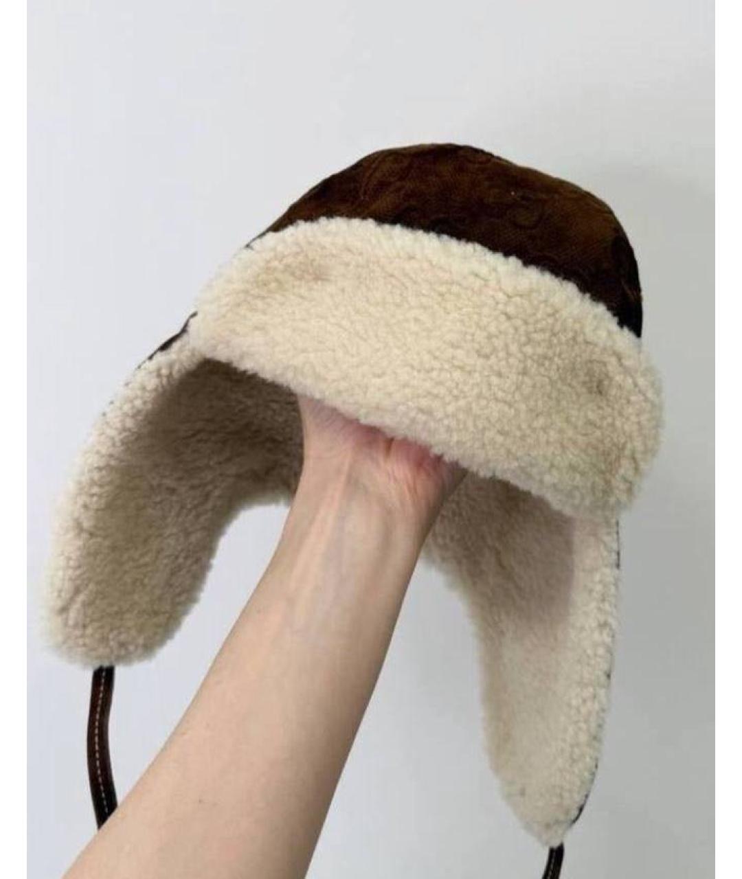 GUCCI Коричневая шапка, фото 2