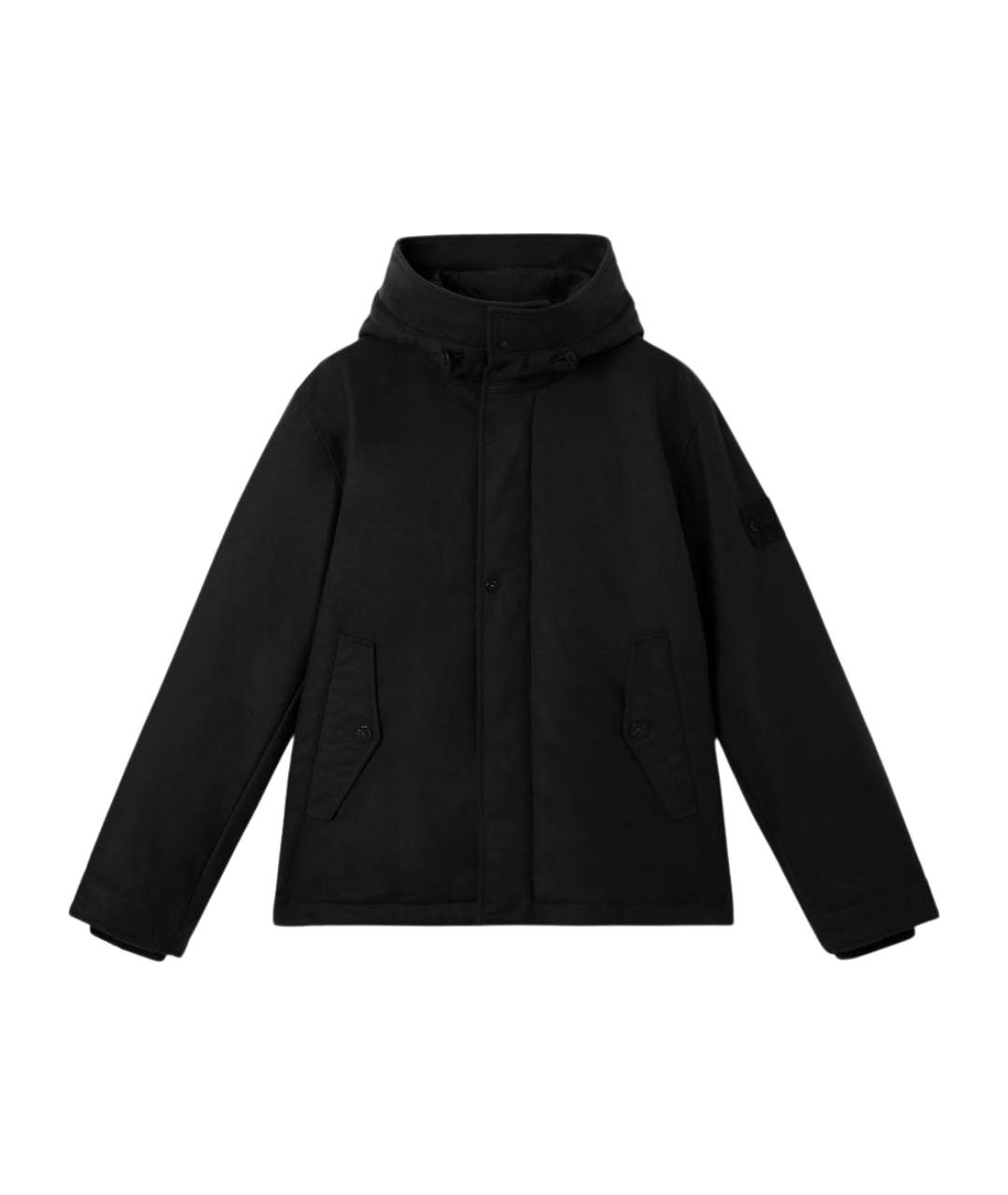 STONE ISLAND Черная шерстяная куртка, фото 1