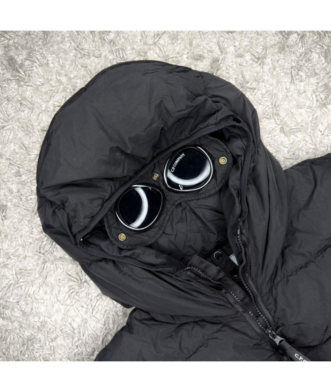 CP COMPANY Черный пуховик, фото 2
