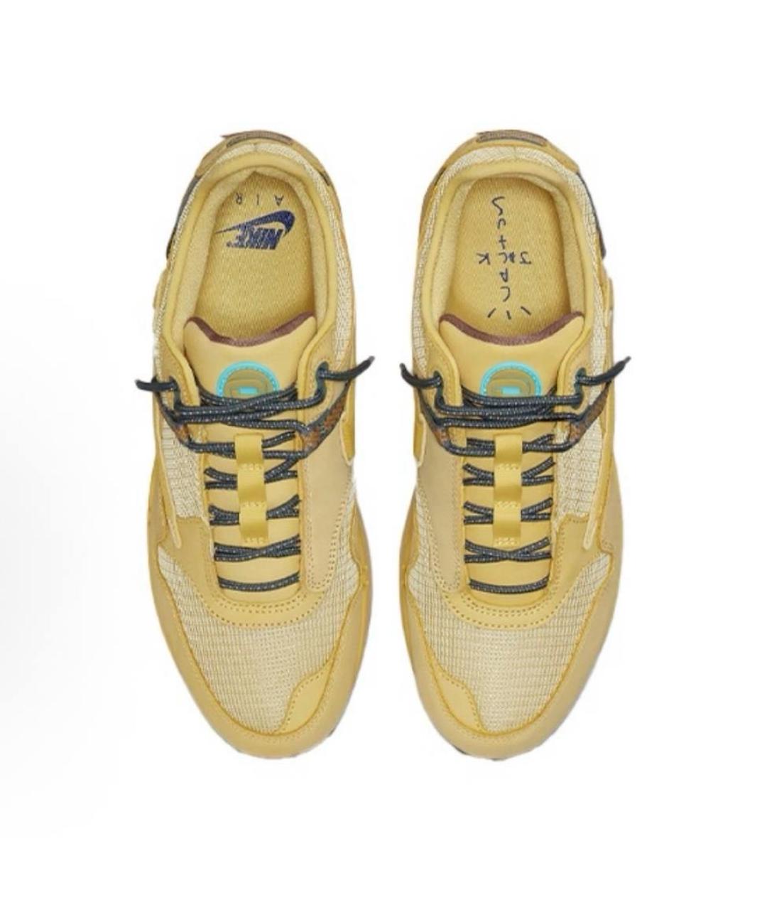 NIKE Желтые низкие кроссовки / кеды, фото 3