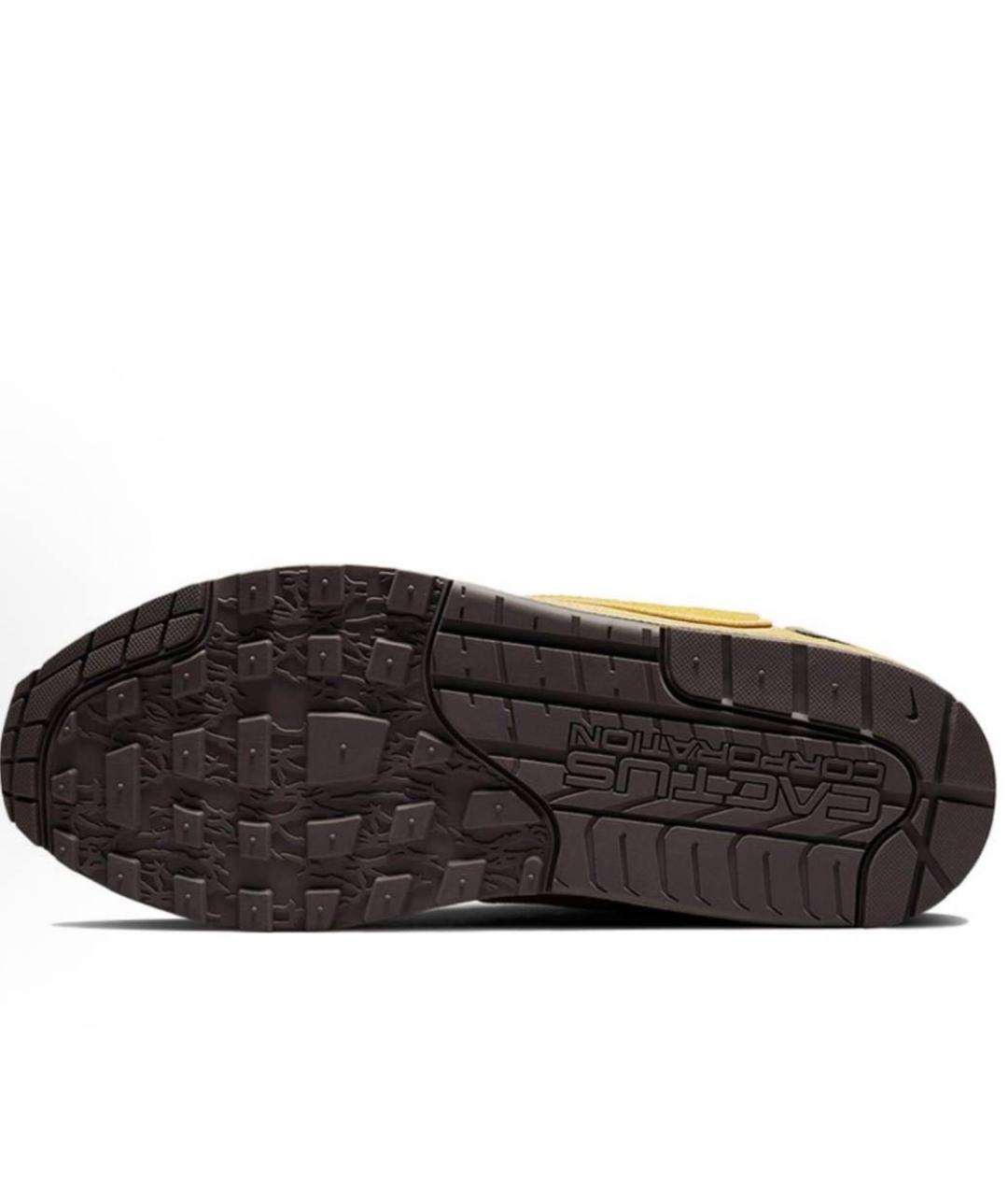 NIKE Желтые низкие кроссовки / кеды, фото 5