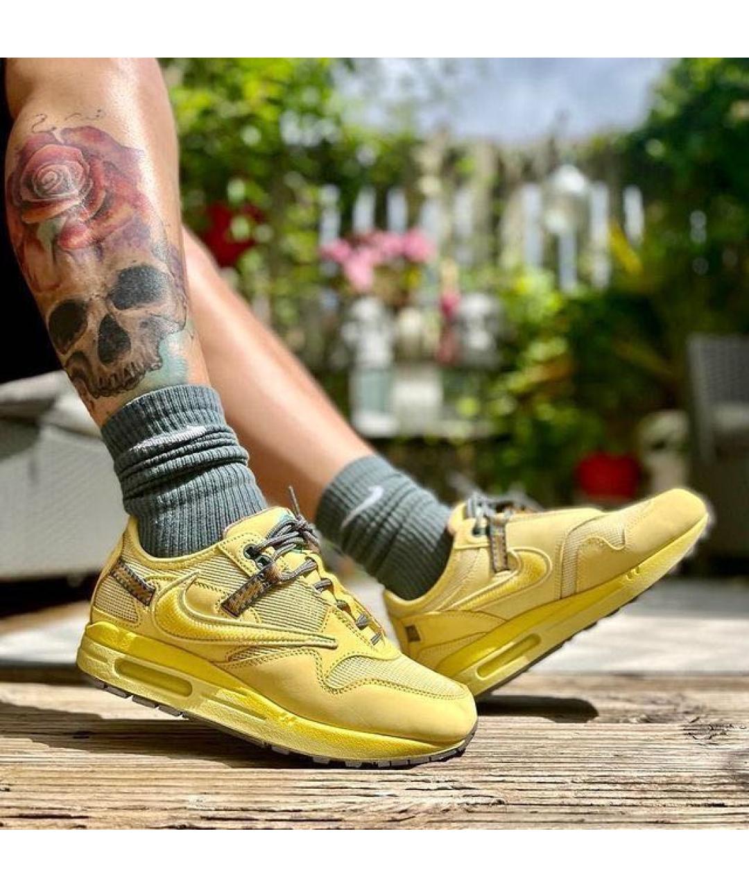 NIKE Желтые кроссовки, фото 6