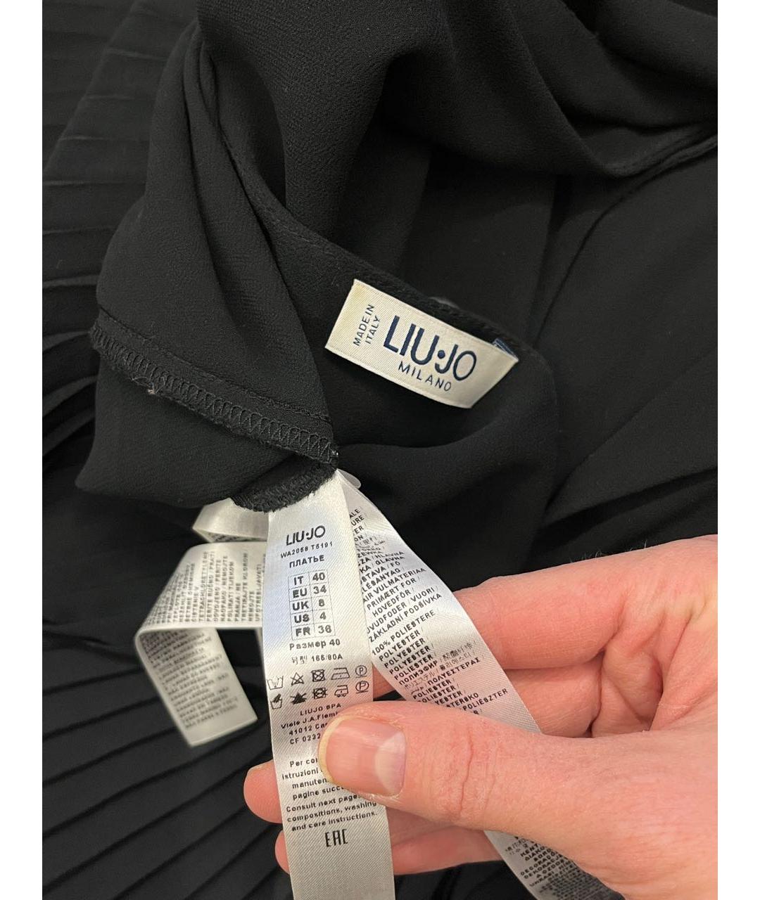 LIU JO Черное коктейльное платье, фото 6