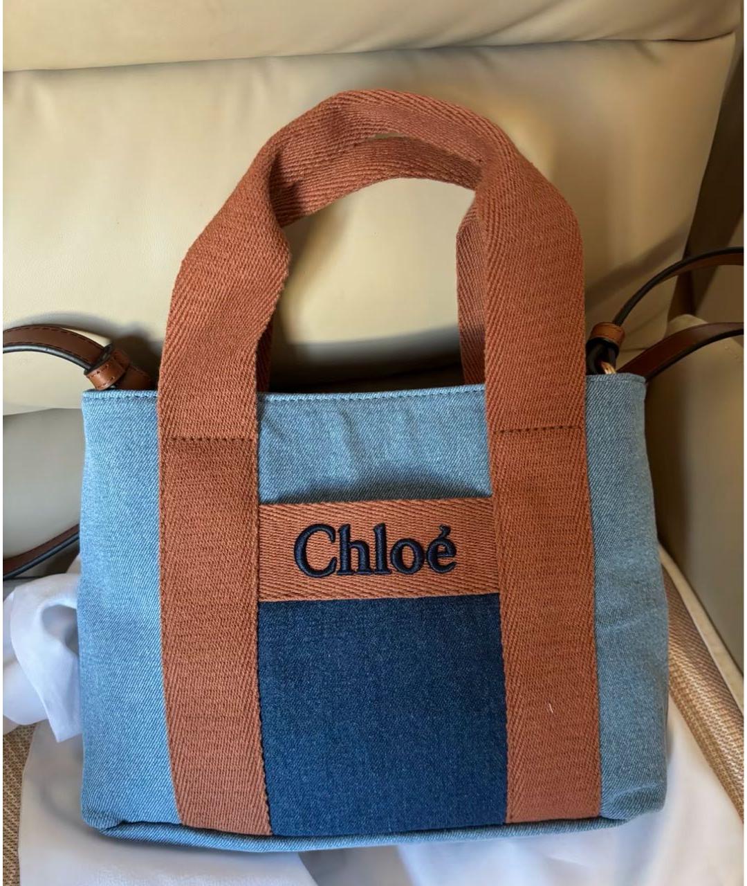 CHLOE Синяя сумка, фото 5