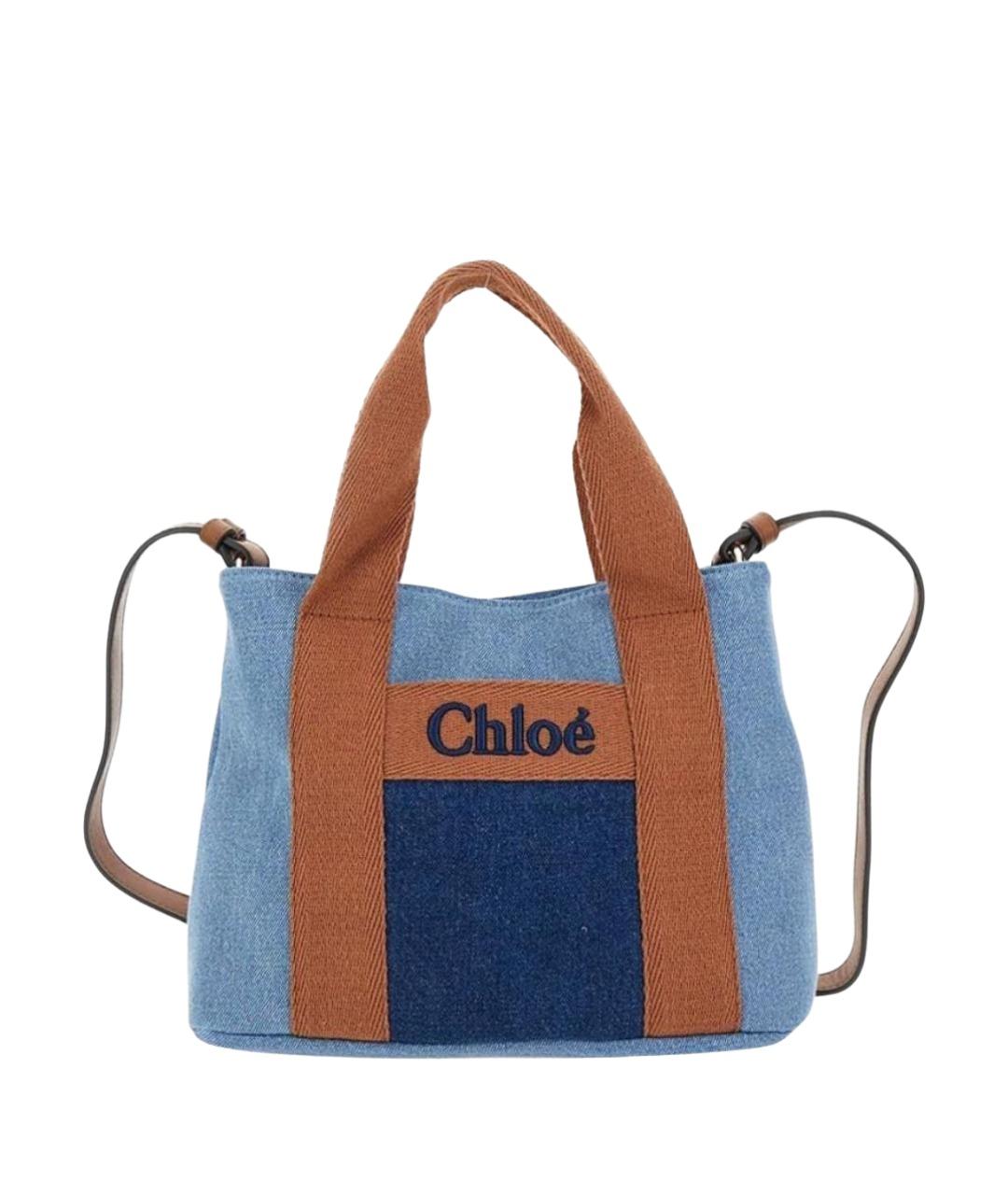 CHLOE Синяя сумка, фото 1