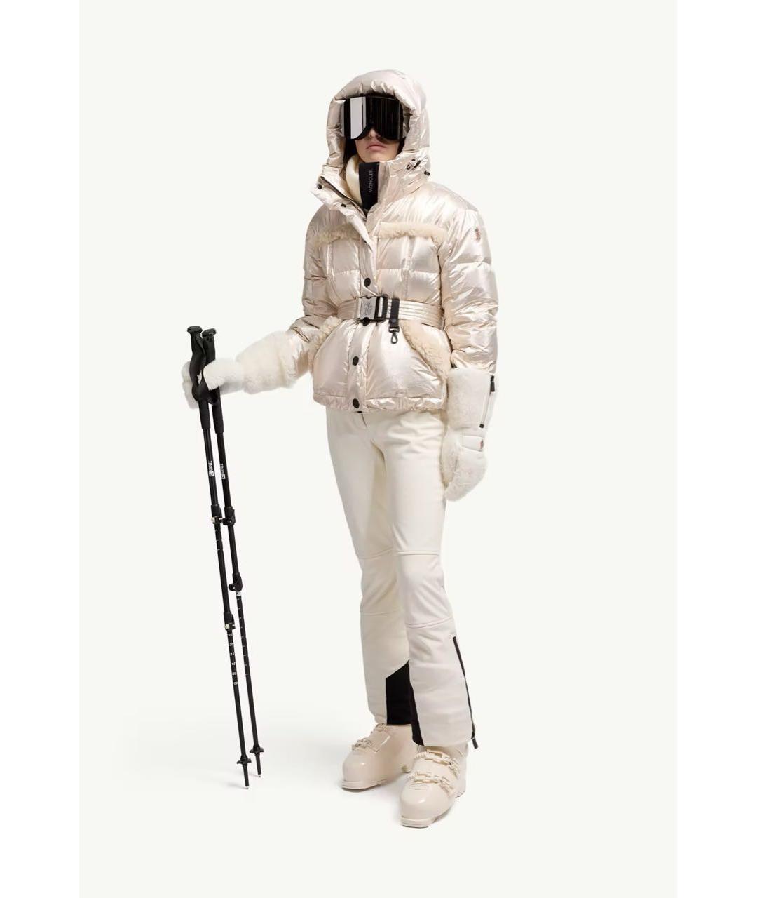 MONCLER Золотой пуховик, фото 6