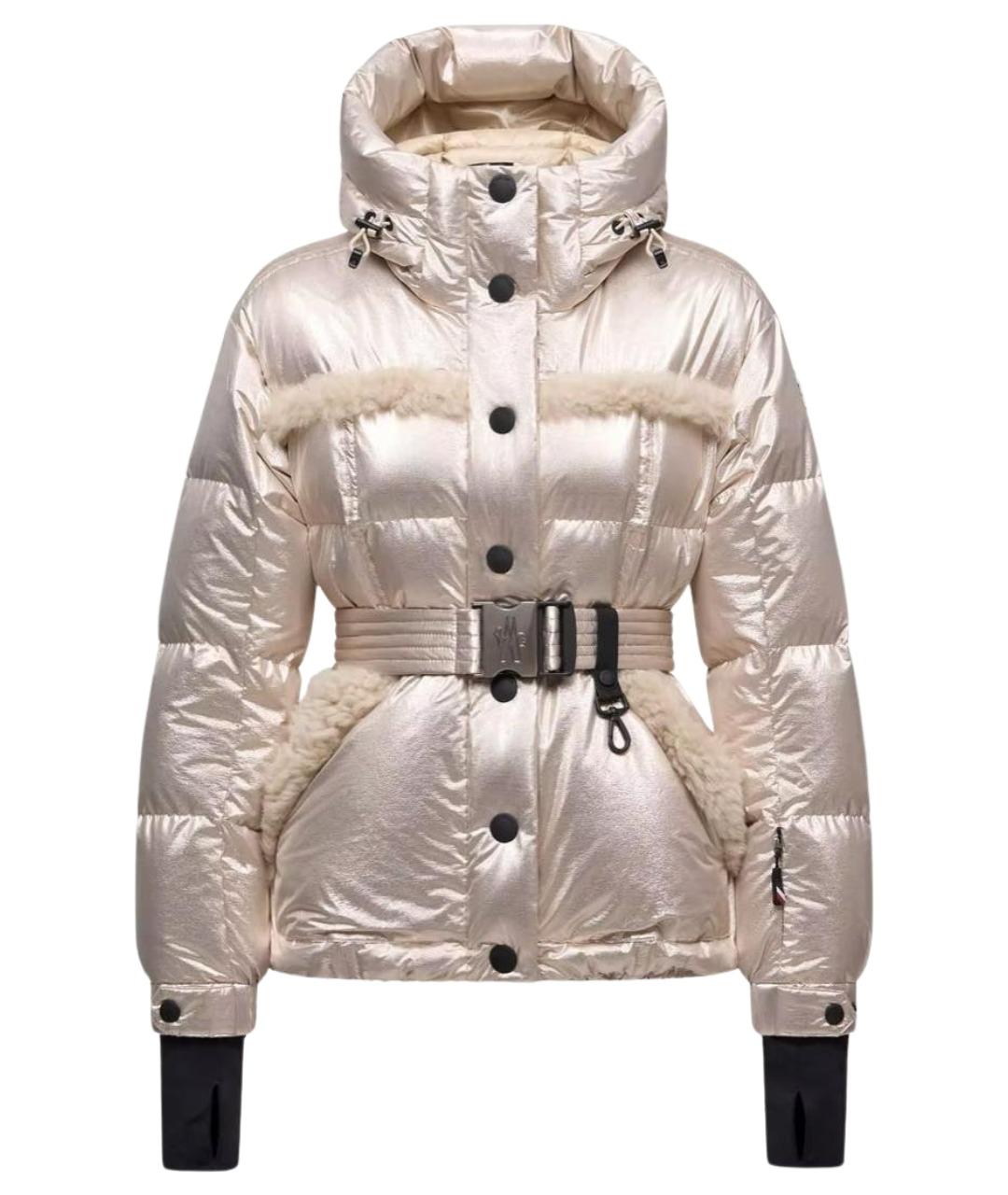 MONCLER Золотой пуховик, фото 1
