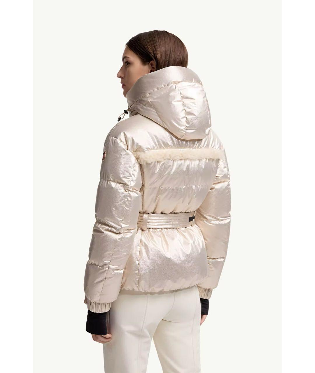 MONCLER Золотой пуховик, фото 3