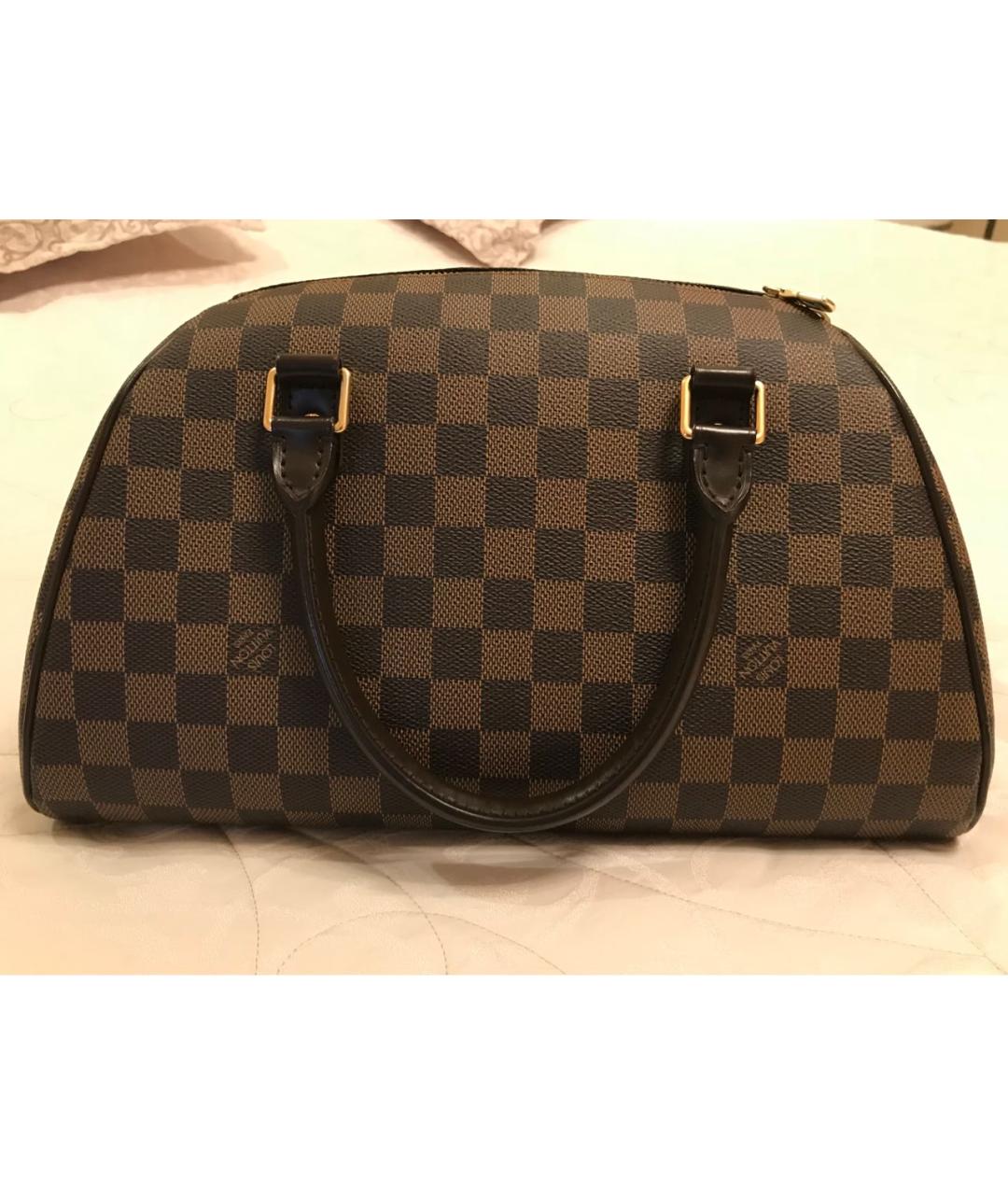 LOUIS VUITTON Коричневая сумка с короткими ручками, фото 9