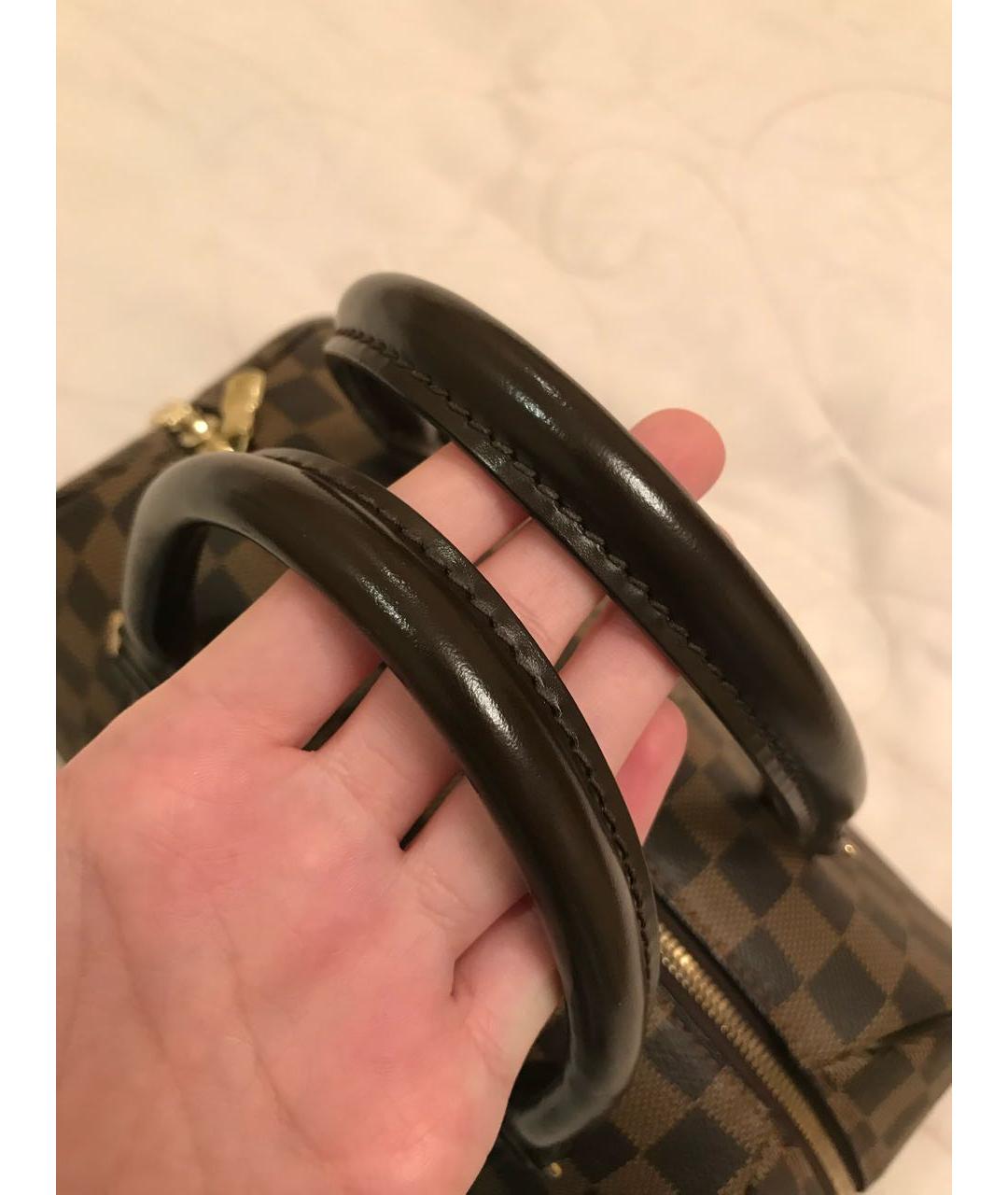 LOUIS VUITTON Коричневая сумка с короткими ручками, фото 2