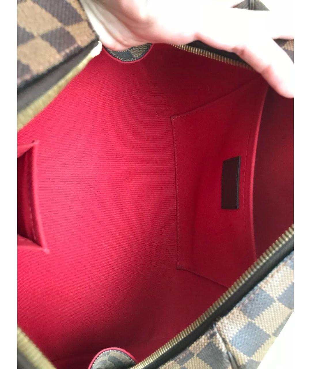 LOUIS VUITTON Коричневая сумка с короткими ручками, фото 7