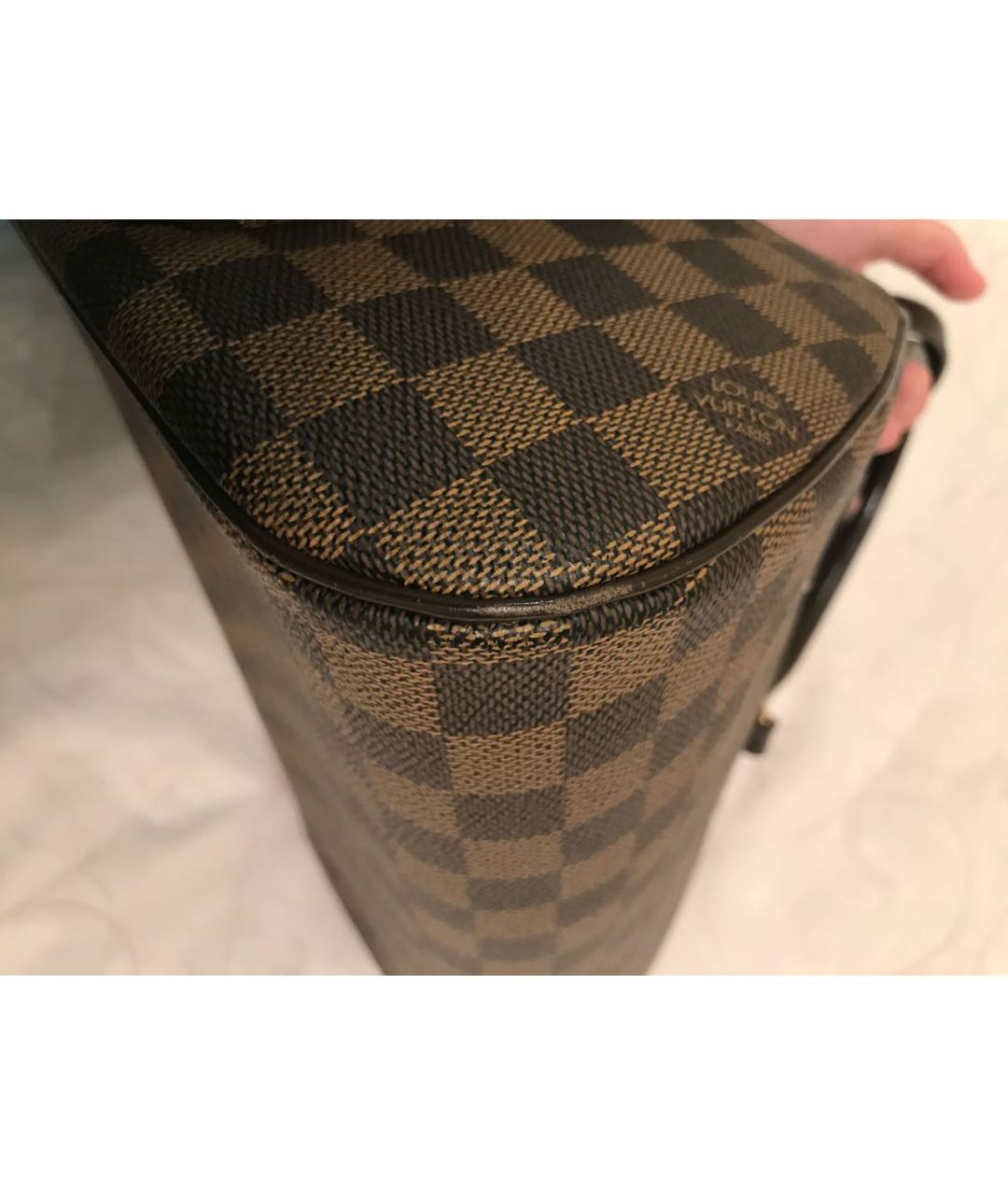 LOUIS VUITTON Коричневая сумка с короткими ручками, фото 3
