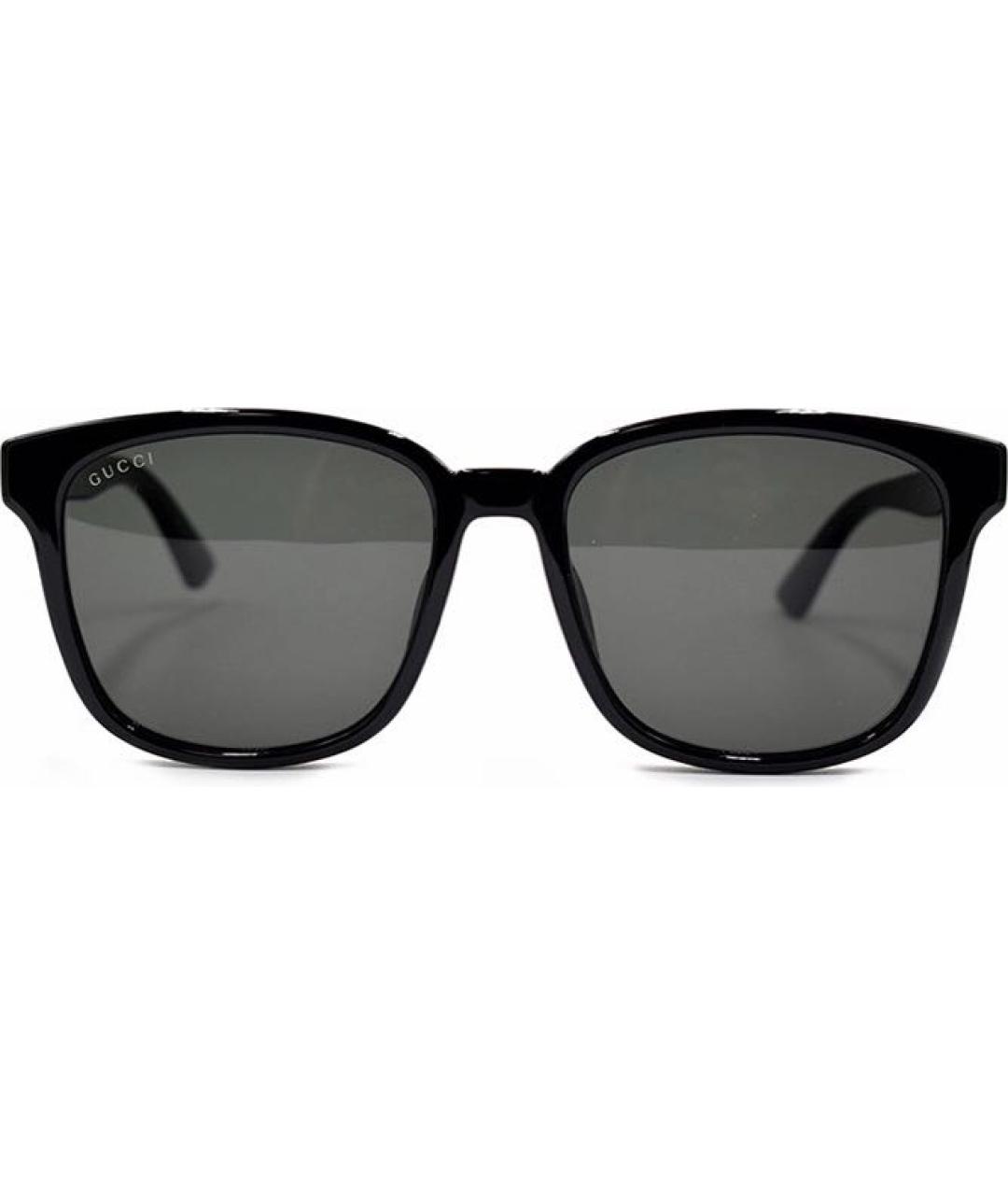 GUCCI Черные пластиковые солнцезащитные очки, фото 7