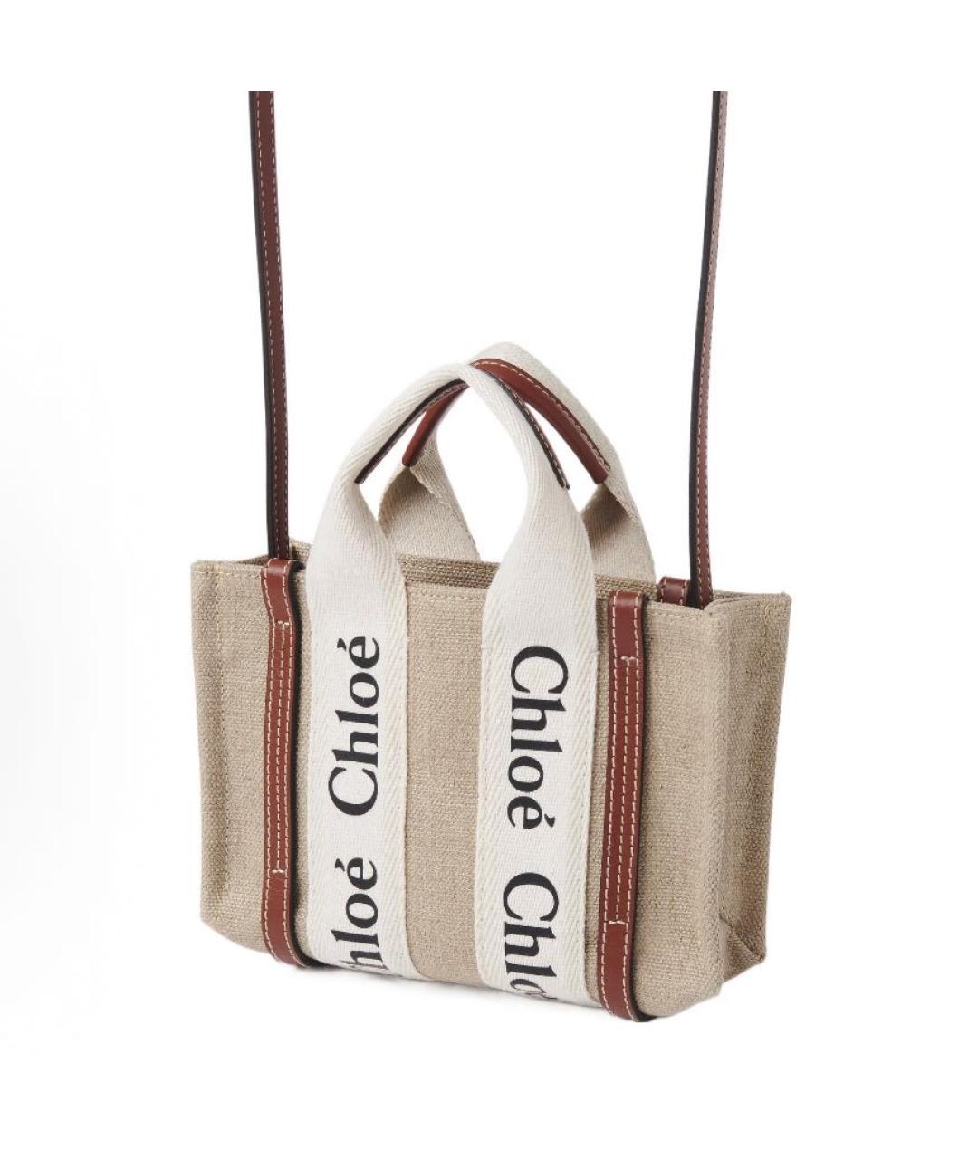 CHLOE Бежевая сумка тоут, фото 2