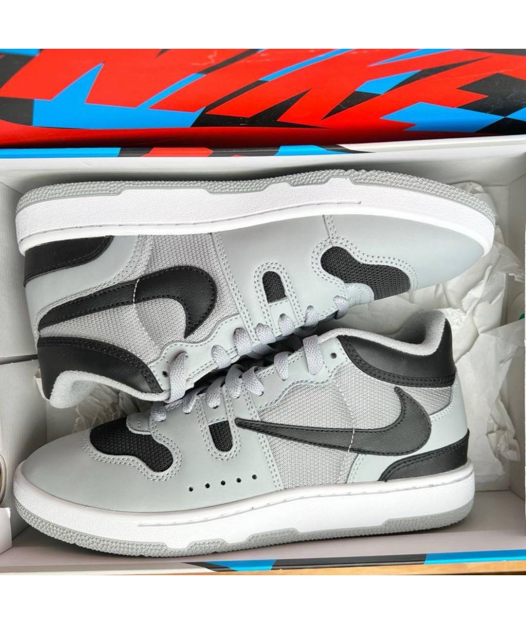 NIKE Серые низкие кроссовки / кеды, фото 5