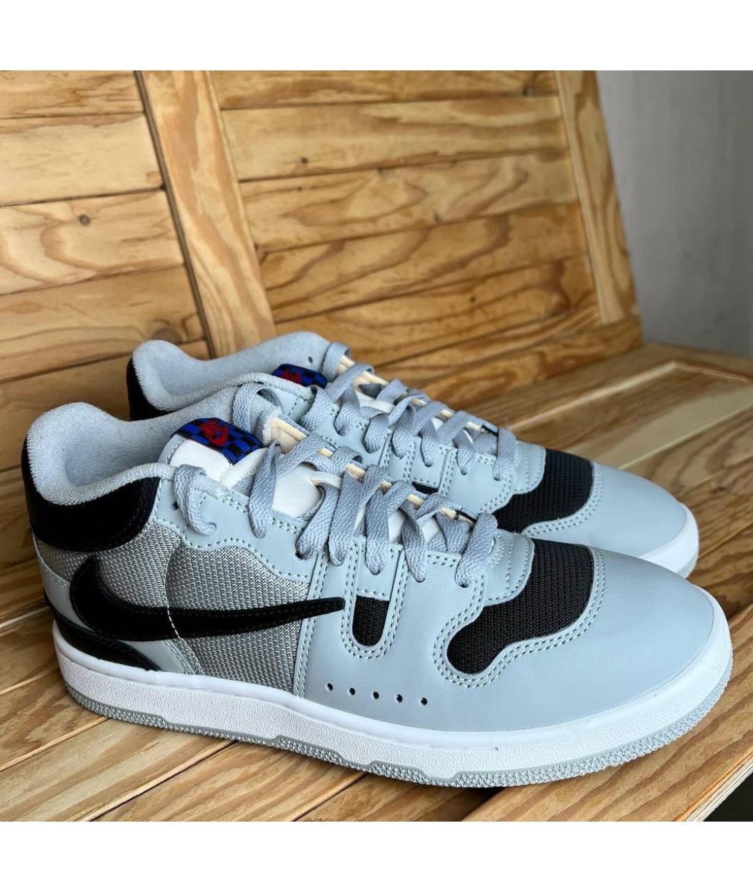 NIKE Серые низкие кроссовки / кеды, фото 2