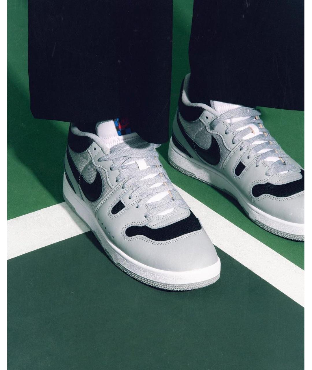 NIKE Серые низкие кроссовки / кеды, фото 7