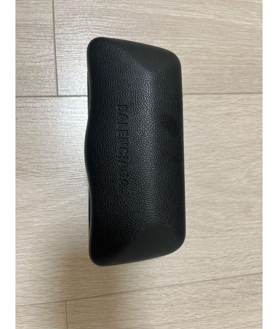 BALENCIAGA Черные пластиковые солнцезащитные очки, фото 4