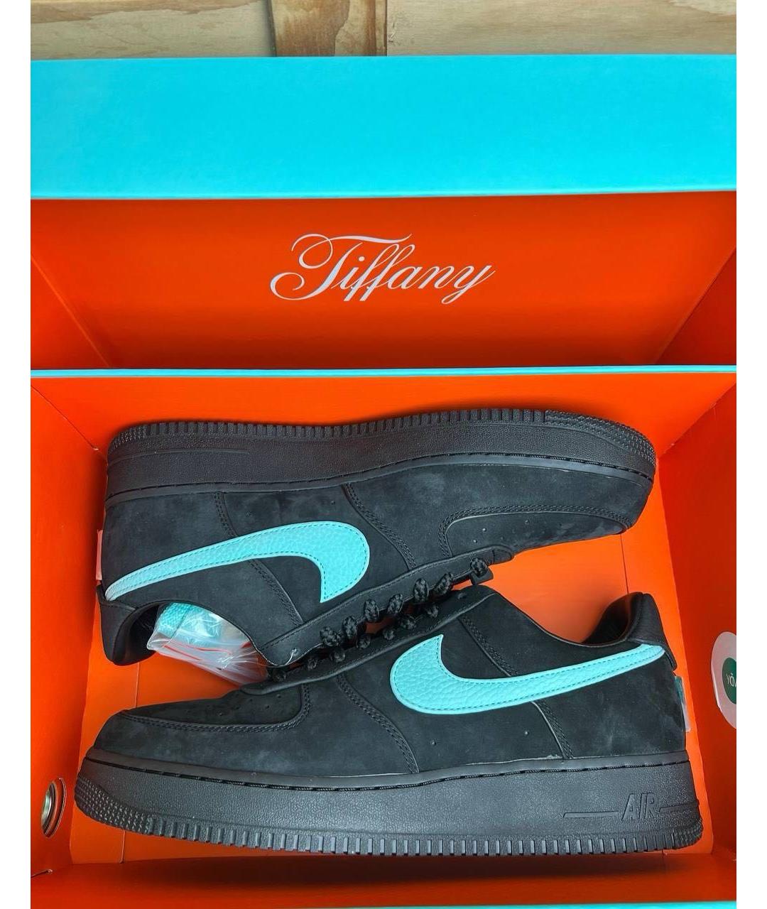 NIKE Черные низкие кроссовки / кеды, фото 6