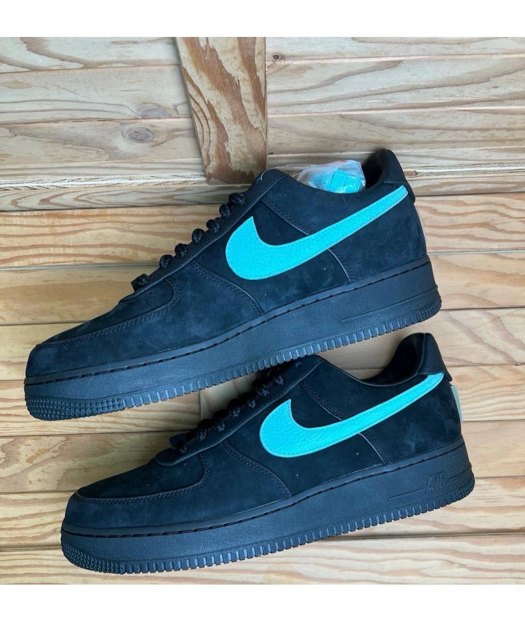 TIFFANY&CO Черные низкие кроссовки / кеды, фото 4