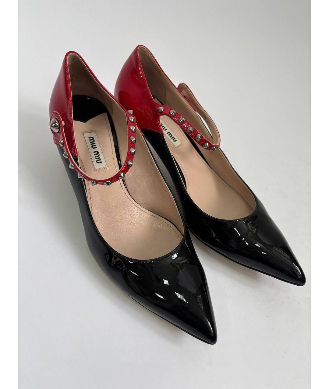MIU MIU Мульти туфли из лакированной кожи, фото 3