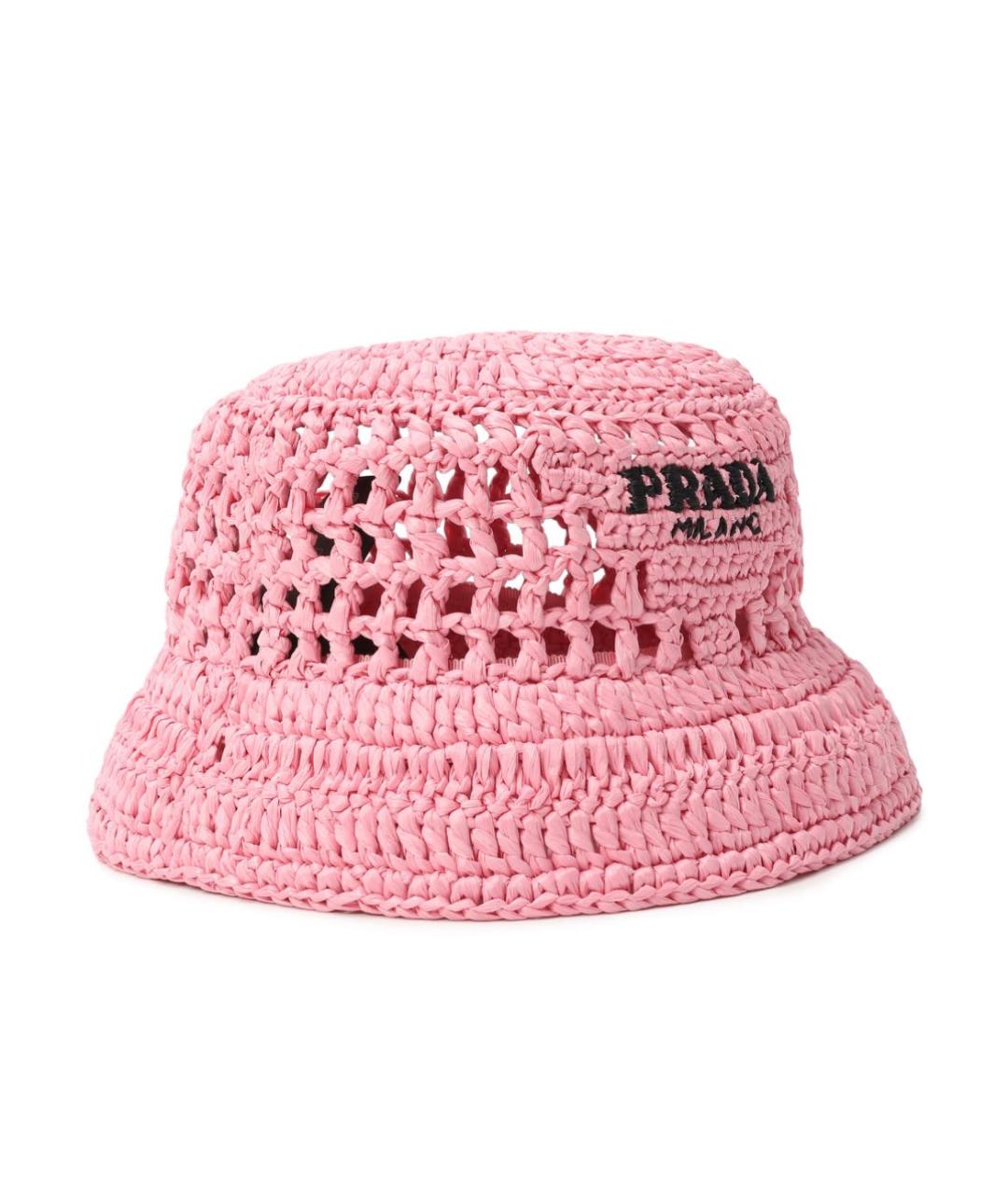 PRADA Розовая кашемировая панама, фото 5